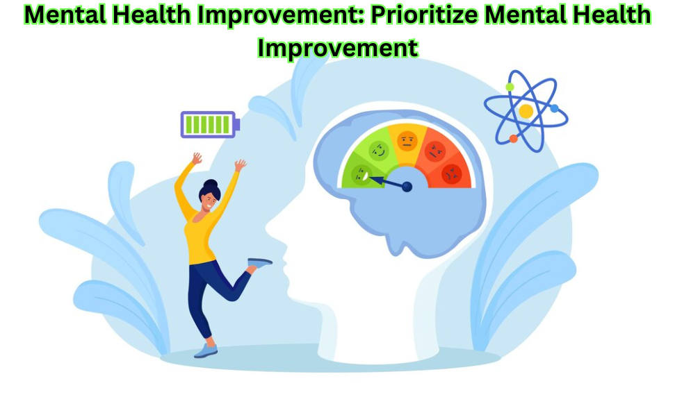 "Person practicing mindfulness for Mental Health Improvement."