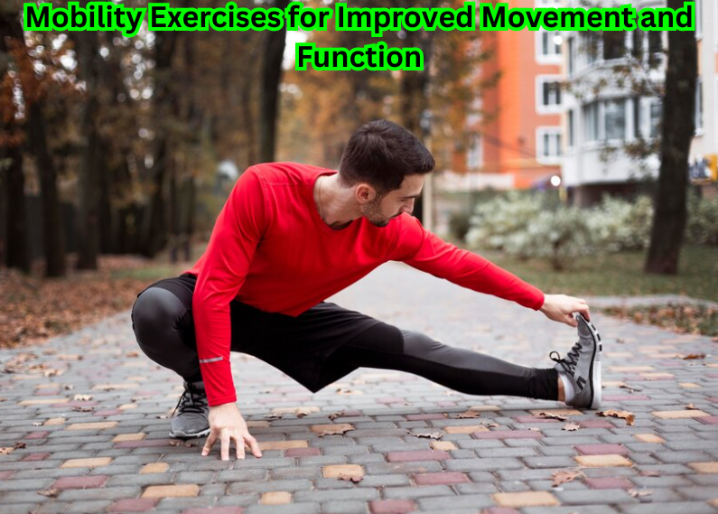 "A person performing dynamic stretches, showcasing the essence of mobility exercises for improved movement."