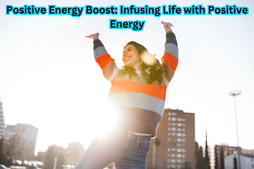 "Illustration representing a Positive Energy Boost, infusing life with vibrant energy for a joyful existence."