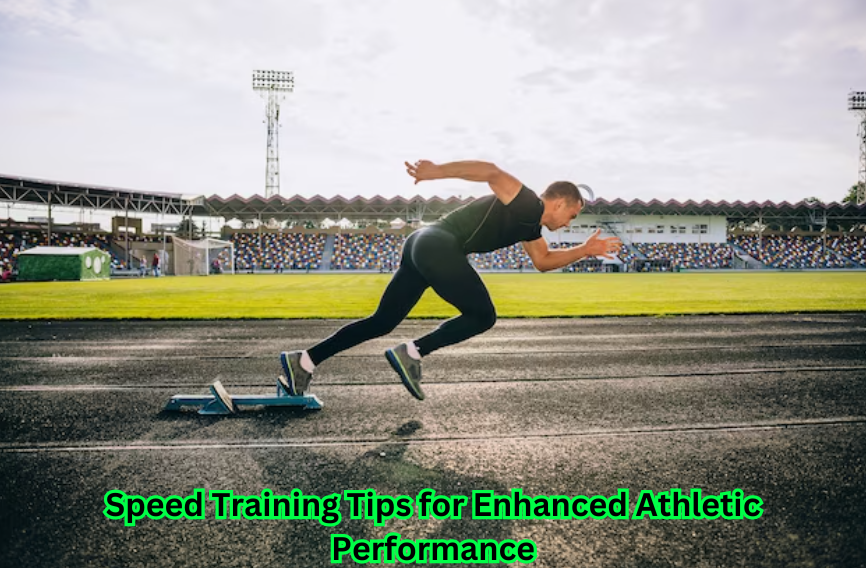"Athlete engaged in sprint training, exemplifying the essence of effective speed training tips."