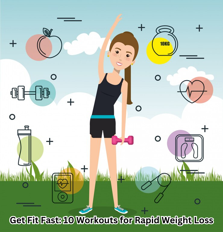 Energizing HIIT session for rapid weight loss